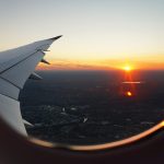 travel trends 2020 airplane sunrise